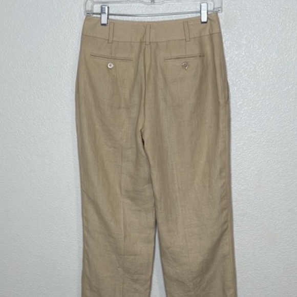 Brooks Brothers Tan Irish Linen Pants Size 2 NWT - Picture 5 of 5